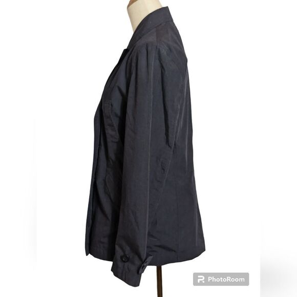 Armani Jeans Vintage Blue Gray Double Breasted Jacket - Picture 4 of 9